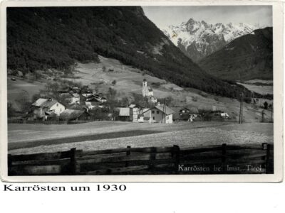 Dorfansicht aus 1930 Blickrichtung Osten