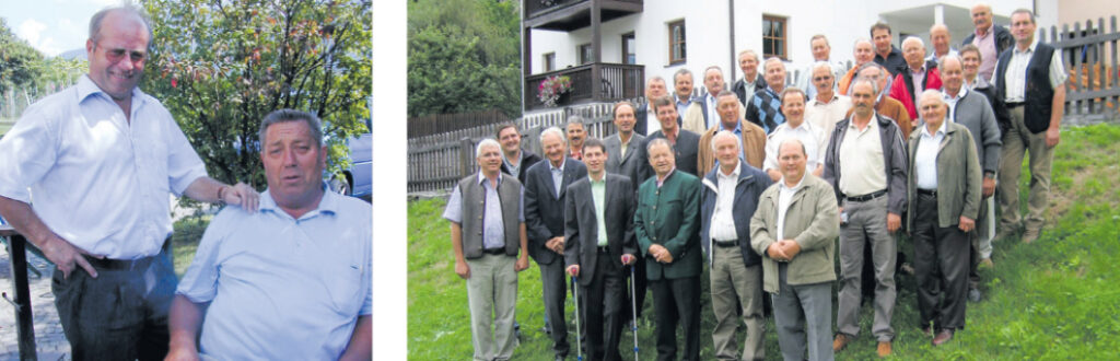 Bürgermeistertreffen der Täler Ötztal und Passeiertal auf Wunsch von LH Wallnöfer und Magnago. Aufgenommen 13.10.1983